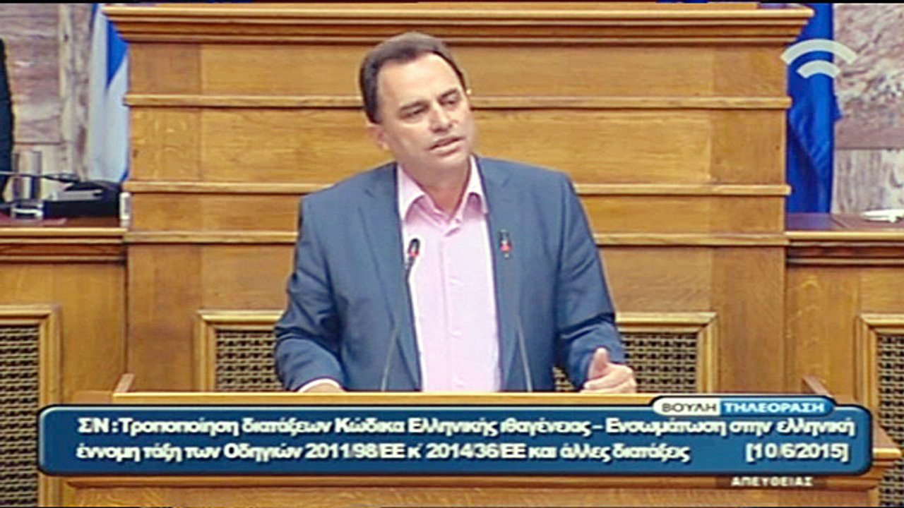 Ομιλία Γεωργαντά στην Επιτροπή Δημόσιας Διοίκησης για το Σ-Ν περί Ιθαγένειας