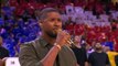 Usher interprète l'hymne américain avant la finale NBA  magique