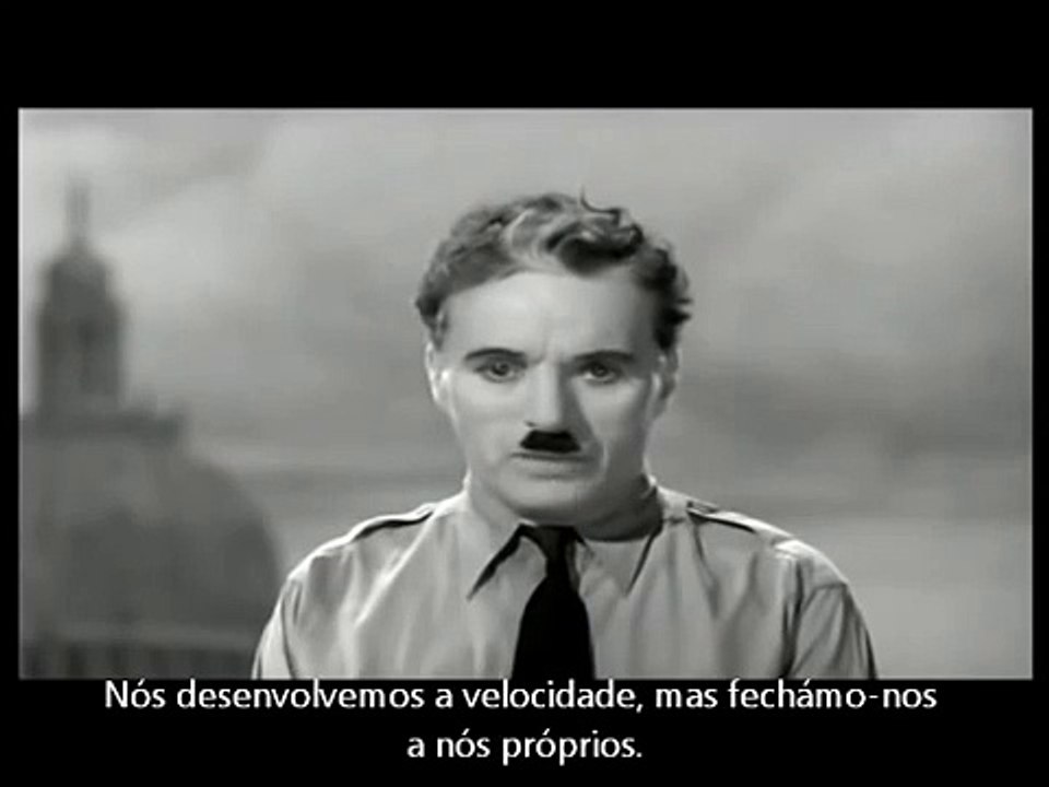Charlie Chaplin - "The Great Dictator" Speech (legendado em PT-PT)
