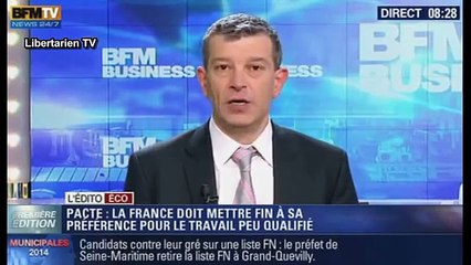 La France est une trappe à Smic - Nicolas Doze