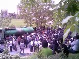 اعتراض دانشجويان به حضور احمدی نژاد در دانشگاه