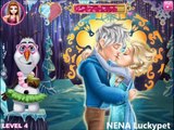 Disney Princess Elsa Kissing Jack Frost Gameplay-Fun Frozen Games-Kissing Games