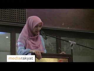 Nurul Izzah: Budget Talks at Bangsar 14/11/2009