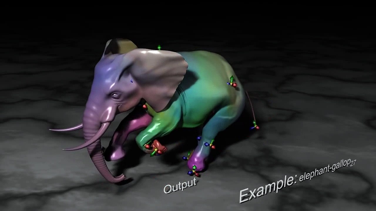 Smooth Skinning Decomposition with Rigid Bones (SIGGRAPH Asia 2012)