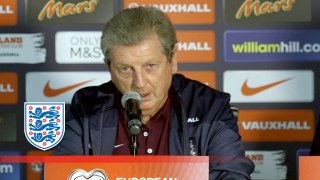 Roy Hodgson on the upcoming Slovenia qualifier