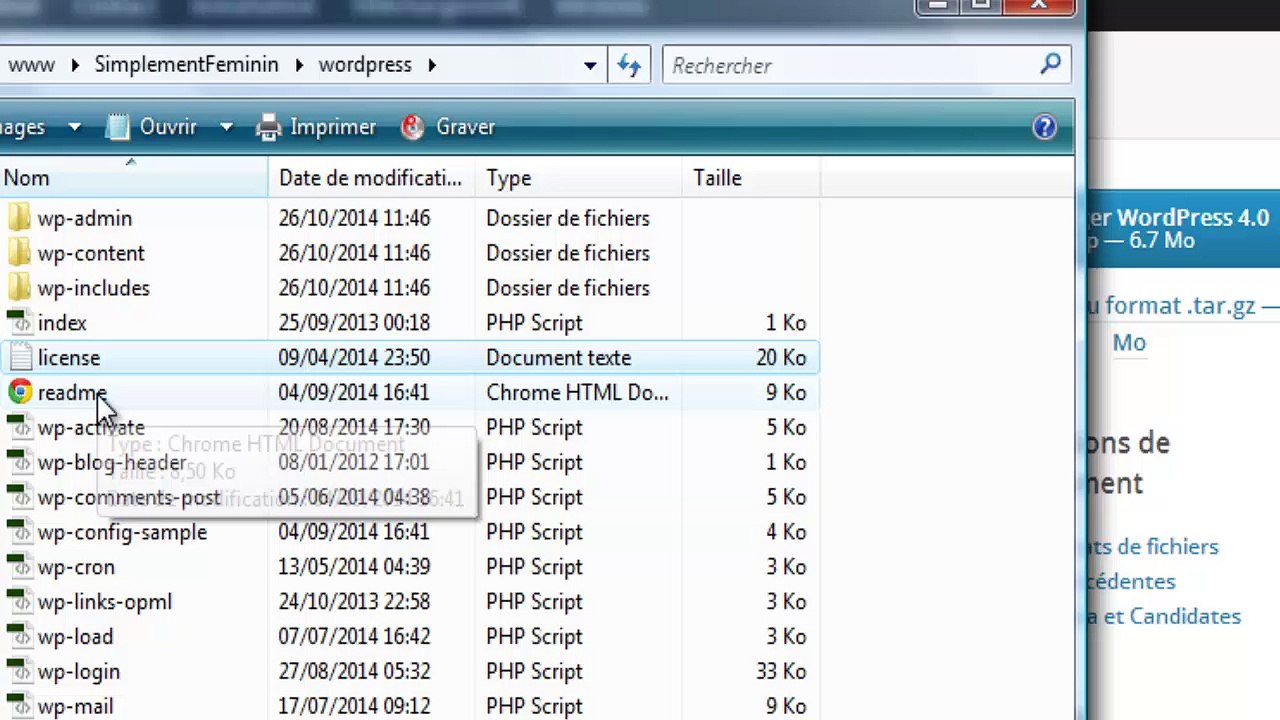Installer un Blog Wordpress avec FileZilla
