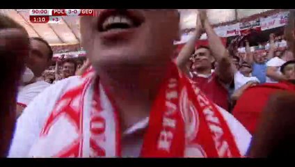 Goal Lewandowski - Poland 3-0 Georgia - 13-06-2015