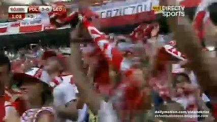 3-0 Lewandowski Second Goal - Poland v. Georgia 13.06.2015