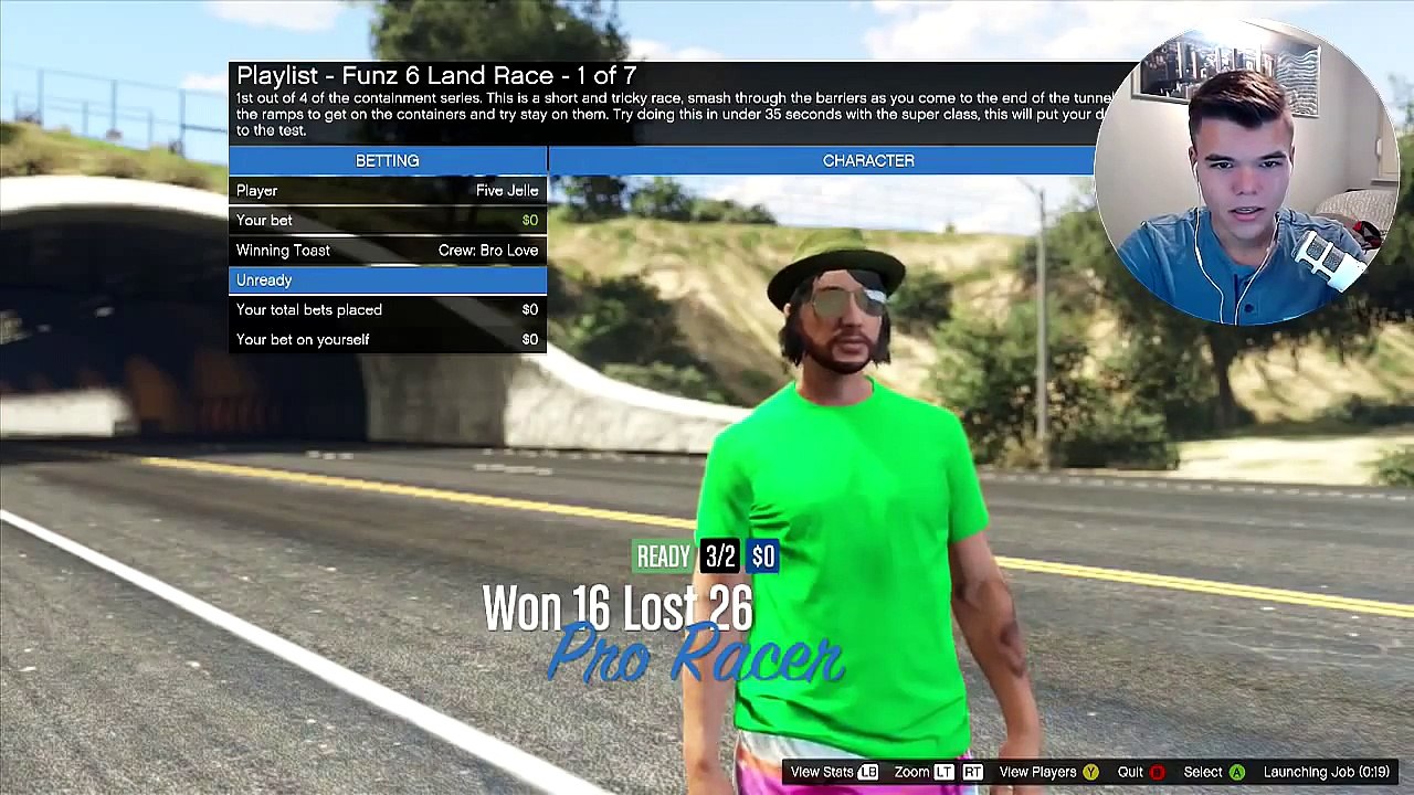 GTA 5 FUNNY MOMENTS  CRAZY DNF COMPETITION  GTA Online Races w  KwebbelKop & Kodi Brown