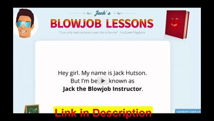 How to give your man a good blow job