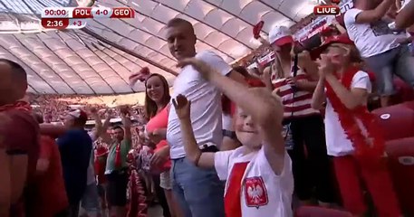 Robert Lewandowski Goal 4:0 | Poland - Georgia 13.06.2015 HD
