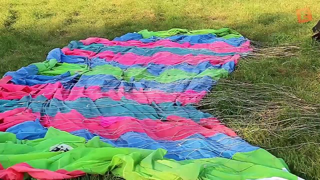 Полеты над Солигорском на аэрошюте