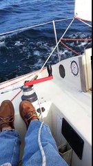 Sailing J24 Gloria on Lake Champlain