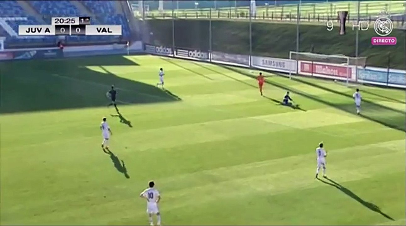 Gol de Rafa Mir. Real Madrid - VCF. Semifinales Copa Rey Juvenil.