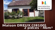 A louer - Maison/villa - DREUX (28100) - 2 pièces - 46m²