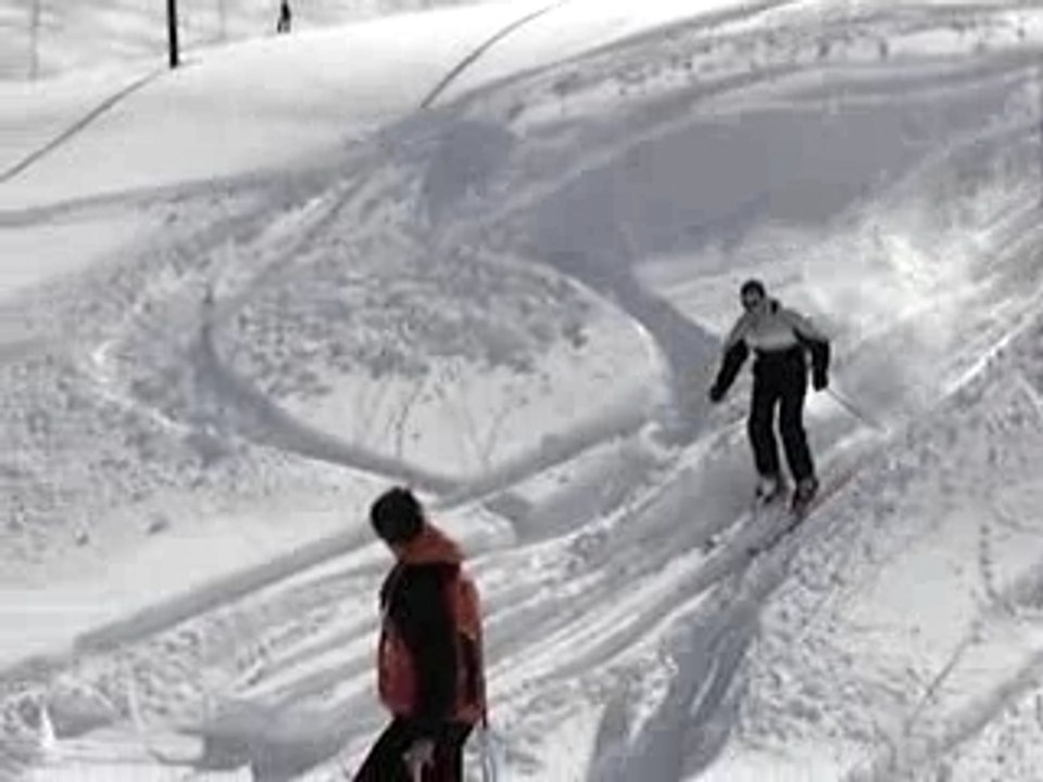 Gamelle en ski