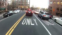 Motorists confused on how to use the seperated bicycle lane