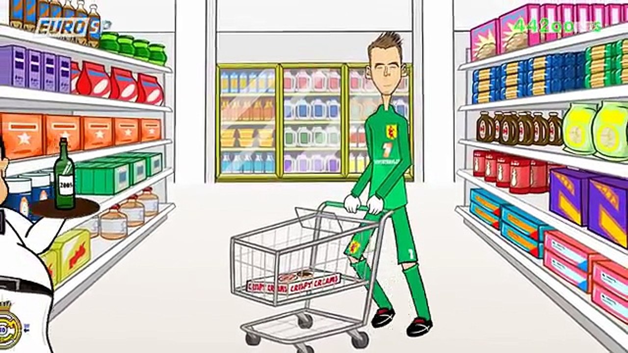 [LOL EXA] De Gea TRANSFER BATTLE!!! Rafa Benitez vs Van Gaal PARODY! (Real Madrid vs Man Utd Cartoon)