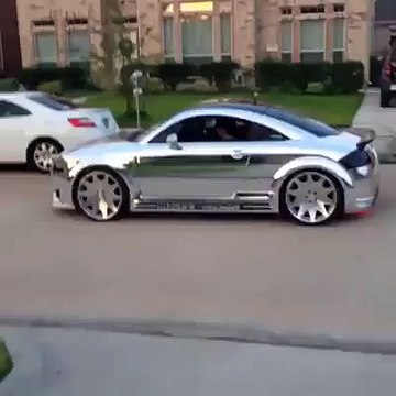 Chrome Audi TT tag with your car lover friends.?syndication=228326