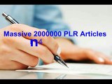 2 Million+ PLR Articles Pack in 4000 Niches
