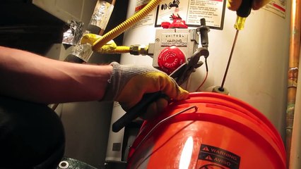 Water Heater Drain Valve replacement and mini explosion