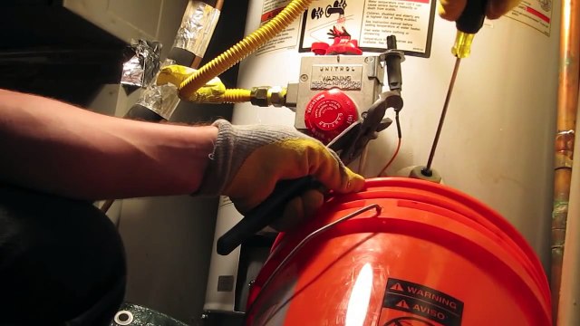 Water Heater Drain Valve replacement and mini explosion