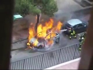 AUTO IN FIAMME - CAR ON FIRE - INCENDIOS DE COCHE