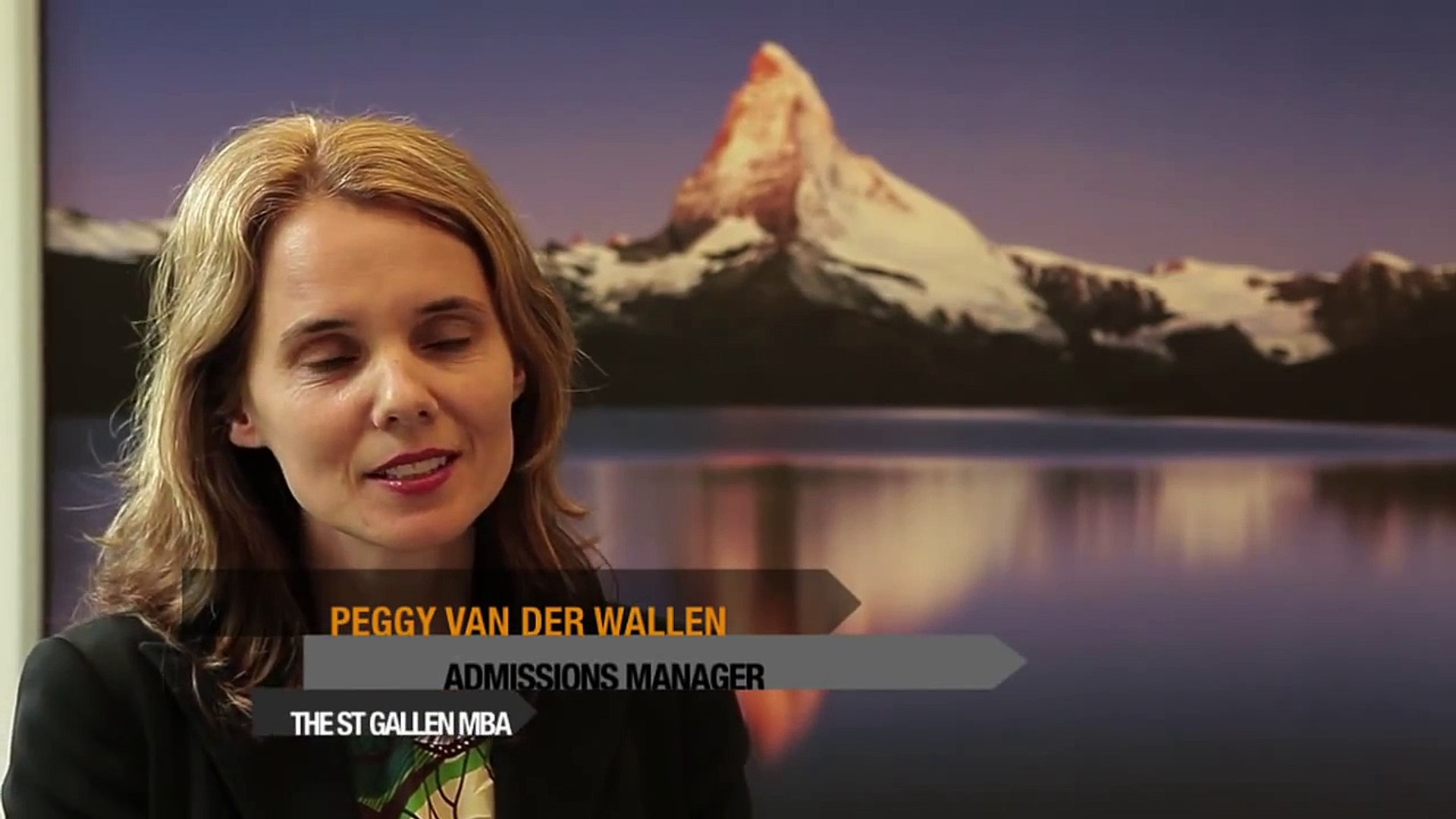 The St Gallen Mba The Admissions Process Video Dailymotion