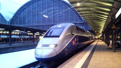TGV Euroduplex Abfahrt nach Paris Est  in Frankfurt am Main Hbf