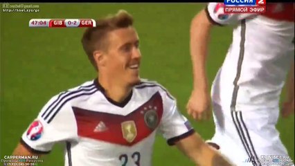 M.Kruse goal (GIB 0-2 GER)
