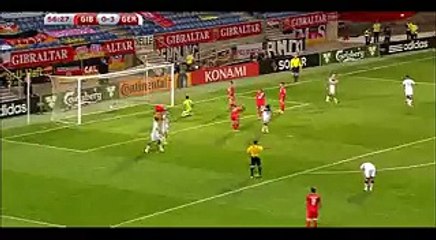 Goal Bellarabi - Gibraltar 0-4 Germany - 13-06-2015