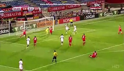 0-5 André Schürrle Goal - Gibraltar vs Germany 13.06.2015 HD