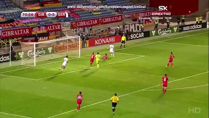 Andre Schürrle Goal 0:6 | Gibraltar vs Germany 13.06.2015