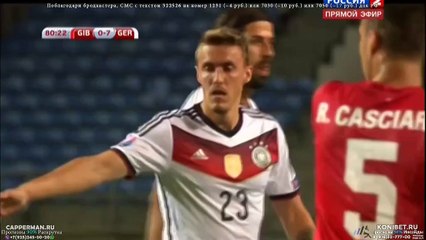 M.Kruse second goal (GIB 0-7 GER)