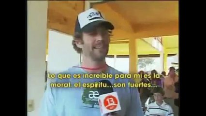 Ultima visita de Paul Walker - Post Terremoto Chile 2010