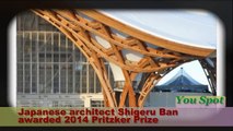 Japanese architect Shigeru Ban awarded 2014 Pritzker Prize