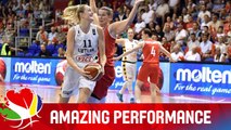 Gintare Petronyte (LTU) - Amazing Performance v Hungary - EuroBasket Women 2015