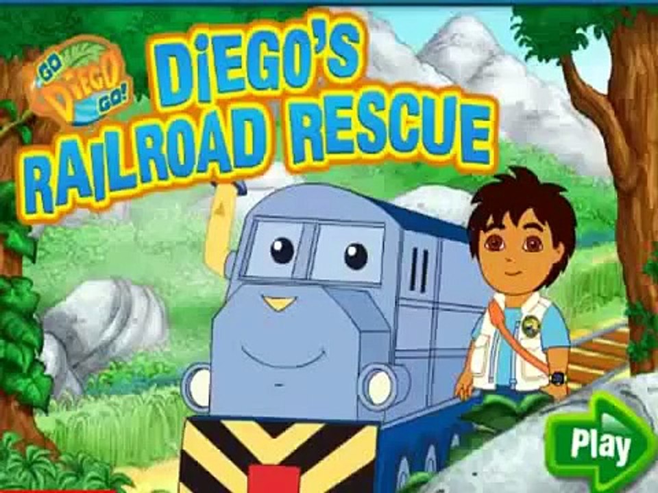 GO DİEGO GO CARTOON PLAY DIEGO RAILROAD RESCUE GAME