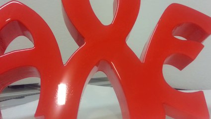 Enseigne en polystyrène