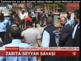Zabıta seyyar satıcı savaşı, İstanbul, 25.06.2009