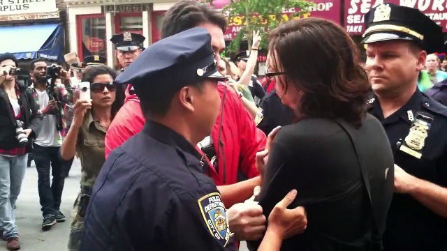NYPD officers give peaceful protester a concussion during OCCUPY WALL STREET