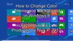 Windows 8  How to Change the Color Theme - Lock Screen & Modern UI (Metro)