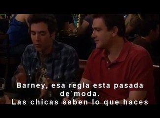 La regla de los tres días- Barney Stinson Subtitulado