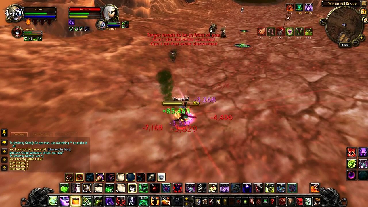 WoW PvP | Warlock Vs Rogue Duels [Cobrak & Sensus]