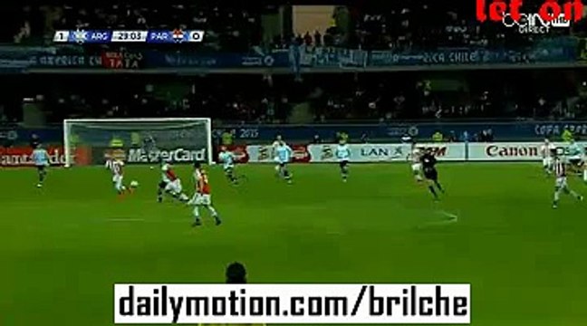 Aguero Great Goal | Argentina vs Paraguay 1-0 Copa America