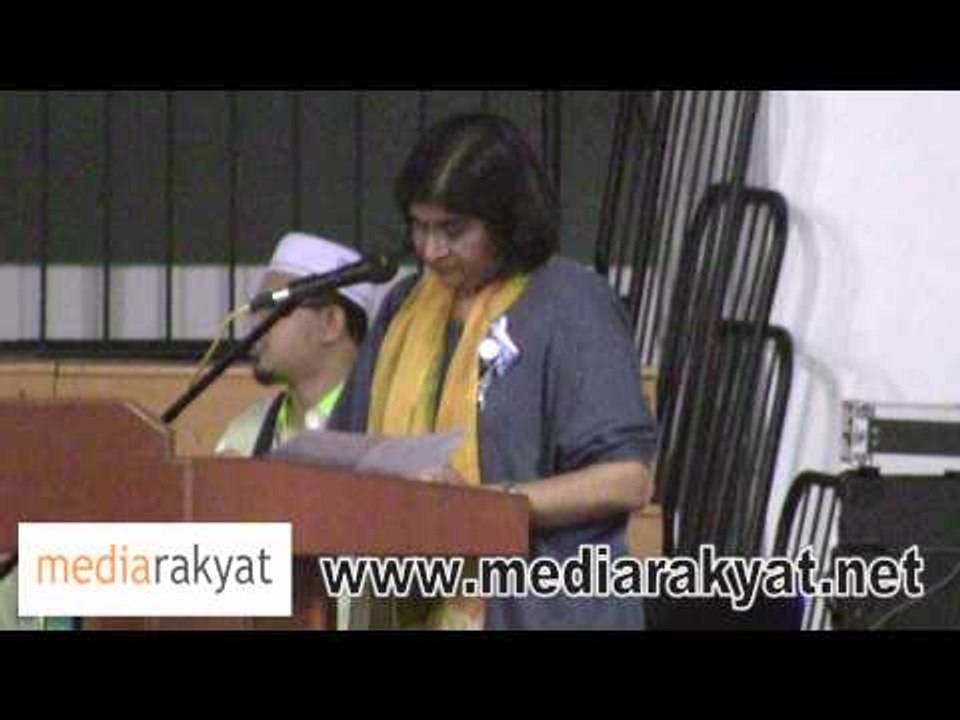 Ambiga Sreenevasan: Hanya Pilihanraya Kita Bersih, Kuasa Akan Dikembalikan Kepada Rakyat