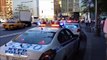 NYPD SURGE DRILL LINE-UP, WITH BRAND NEW NYPD FORD TAURUS POLICE INTERCEPTOR ON W. 59TH ST. IN NYC.