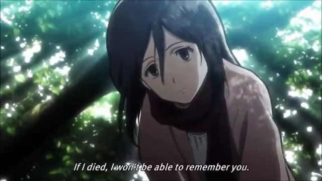 Attack on Titan - Eren saves Mikasa [HD]