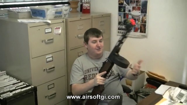 Airsoft GI - Ares PPSH-41 Sub Machine Gun Blow Back AEG - Real Wood / Stamped Steel