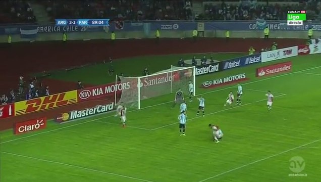 Argentina 2 - 2 Paraguay All Goals and Full Highlights 13/06/2015 - Copa America